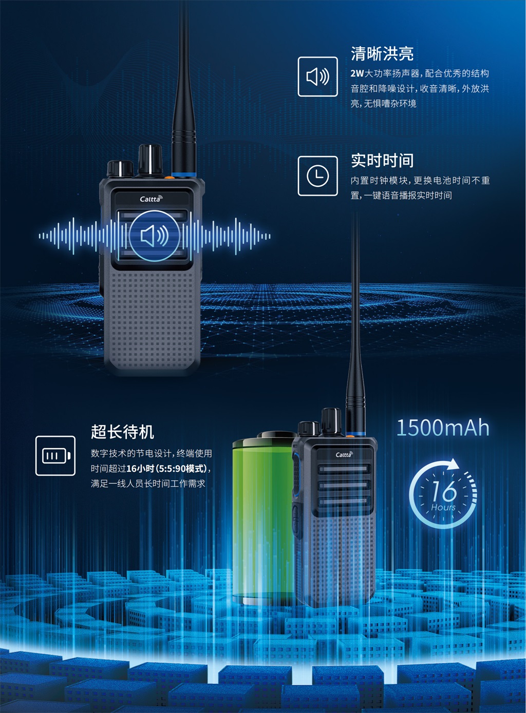 DH400商業數字對講機(圖3)